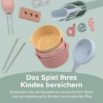 3er Set Grüne Sensorische Silikon-Schalen – Stapelbares Spielzubehör für Wasser- & Trockenpiele ab 10 Monaten – Bild 7