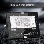 ChangM 2er Pack RGB LED Strahler 30W – Smart Flutlicht mit Bluetooth & App-Steuerung für Garten – Bild 8