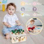 Vanplay 6-in-1 Montessori Holzspielzeug ab 1 Jahr – Motorikspielzeug für Kleinkinder – Bild 5