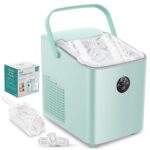 FOHERE Eiswürfelmaschine 14 kg – Kompakte Ice Maker mit 2 Grössen & Selbstreinigung