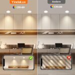 YindaLux LED Einbaustrahler 3er Set 230V – 3W 300LM 4000K IP44 Neutralweiss – Bild 5