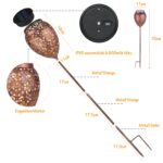 JOYCREATOR 2er Set Solarleuchten mit Orientalischem Design – IP65 Gartenleuchten für Terrasse & Balkon – Bild 7
