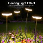 Ainostone Solar-Gartenleuchten 4er Set – 34 Lumen Warmweiss IP65 Wasserdicht für Garten – Bild 2