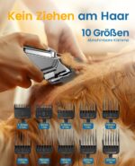 oneisall Hundeschermaschine – Kabellos & leise für dickes Fell | IPX7 wasserdicht – Bild 3