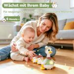 Aolieh Entenfamilie Krabbelspielzeug – Licht & Musik für Babys ab 6 Monaten – Bild 4