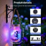 2er-Set Caldarax Solar Laternen mit LED-Lichterkette – IP65 Gartenleuchten für Aussen – Bild 4