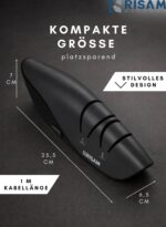 RISAM kitchen Elektrischer Messerschärfer – 2-Stufen Schleifsystem für alle Messertypen – Bild 2