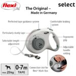 flexi Select M Hundeleine mit Gurt 0–7m – Stufenlos verstellbare Rolleine für Hunde – Bild 5