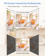 HelloBaby Babyphone mit Kamera – 29h Akku, 350° Pan-Tilt, Infrarot-Nachtsicht & 2-Wege-Audio – Bild 4