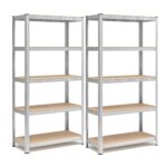 SONGMICS Schwerlastregal 2er Set 40x90x180 cm – 875 kg Tragkraft pro Regal