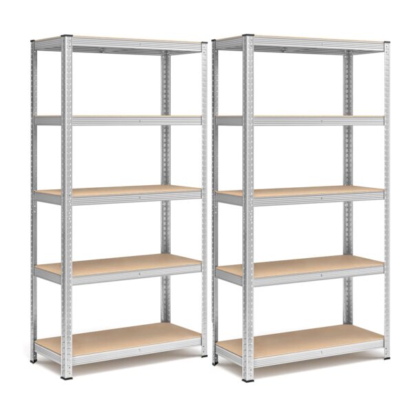 SONGMICS Schwerlastregal 2er Set 40x90x180 cm – 875 kg Tragkraft pro Regal