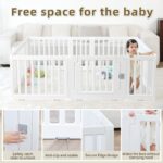 Gupamiga Laufgitter 150x180 cm – Sicheres Laufstall Aktivitätszentrum für Babys – Bild 4