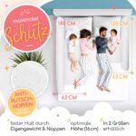 zoula kidz® Aufblasbarer Rausfallschutz 180 cm mit OEKO-TEX Bezug – Sichere Alternative zum Bettgitter – Bild 8