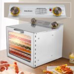 Estabeter Dörrautomat Edelstahl 400W mit 8 Gittern – Obsttrockner für Küche & Gastronomie – Bild 4