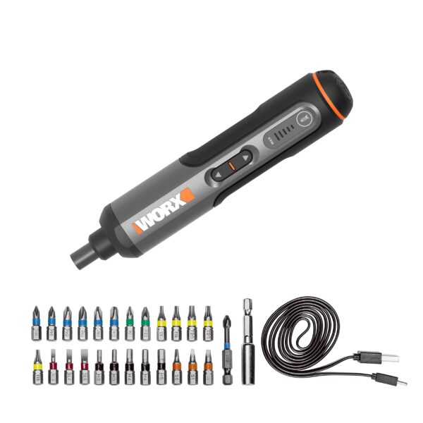 WORX WX240 Mini-Elektroschrauber 3,6 V mit 5 Nm – Kompakt & kabellos für Montage