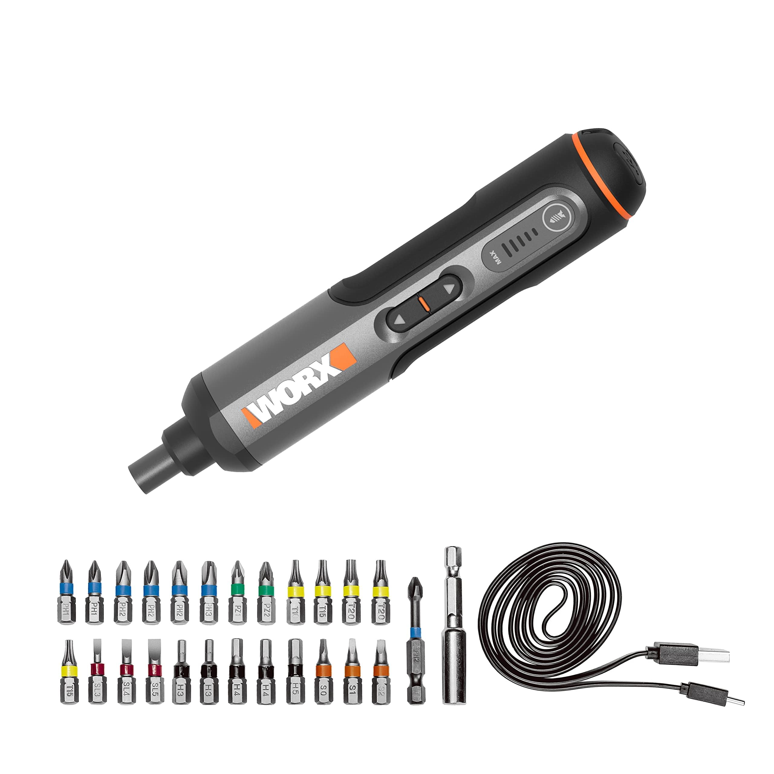 WORX WX240 Mini-Elektroschrauber 3,6 V mit 5 Nm – Kompakt & kabellos für Montage