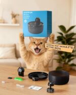 GOOIFUN Katzenbrunnen Kabellos 2.6L mit Sensor & Akku – Intelligenter Trinkbrunnen für Katzen – Bild 9