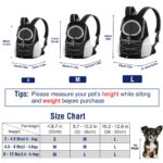 Pawaboo Haustier-Fronttrage M – Belüfteter Mesh-Rucksack mit Sicherheitsseil für Hunde – Bild 2