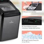 Klarstein Eiswürfelmaschine 2,9 L – 15 kg Eis täglich, kleine & grosse Würfel – Bild 5