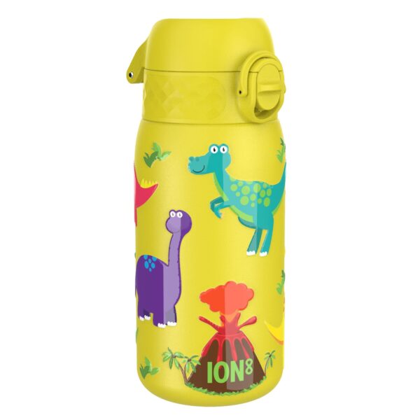 ion8 Kinder Trinkflasche 400ml Edelstahl – Auslaufsicher mit Einhandöffnung