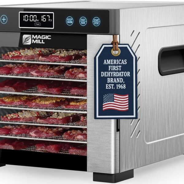 Magic Mill MFD-7700 Dörrgerät – 7-Tabletts Lebensmitteltrockner für Zuhause