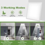 LEZOE LED Deckenleuchte 24W mit Radar-Bewegungsmelder – Dimmbar & 3 Farbtemperaturen – Bild 9