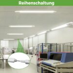 zemty 120cm LED Feuchtraumleuchte mit Bewegungsmelder – 3960 Lumen IP65 für Garage & Keller – Bild 8