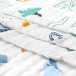 Maliton 6er Set Baby Mullwindeln 70x70cm – 100% Baumwolle Spucktücher für Neugeborene – Bild 9
