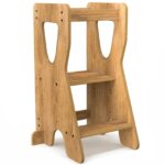 COSYLAND Lernturm mit R-Design & 3 Höhen – Höhenverstellbar bis 70 kg für Küche