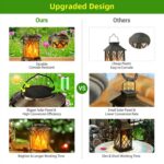 GEARLITE Solar Laternen 2er Set – Flammeneffekt LED Solarleuchten IP65 für Garten & Balkon – Bild 5