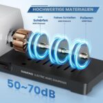 HIUYRFS Elektrischer Messerschärfer Profi 3-Stufen – 30 Sekunden Schärfen für Küchenmesser – Bild 6