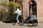 hauck Dryk Duo 2in1 Fahrradanhänger & Buggy für 2 Kinder – Melange Grey – Bild 2