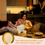 slochi LED-Deckenleuchte 24W Rund Dimmbar – Fernbedienung, Nachtlicht & Farbtemperatur – Bild 6