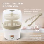 Babyruf BS 29b Dampfsterilisator – Hygienische Flaschenreinigung für bis zu 6 Flaschen – Bild 4
