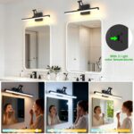 Sytmhoe 3CCT Spiegelleuchte 48,5 cm – 12W LED Badezimmerlampe mit Teleskoparm & 3 Farbtemperaturen – Bild 2