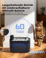 AIAUON Katzenbrunnen kabellos 3,5L – Ultra-leise mit Bewegungsmelder & 30 Tage Akkulaufzeit – Bild 4