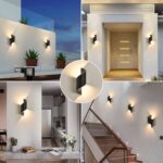 KUKAK 10W LED Wandleuchte IP65 – Innen & Außen Wandlampe 3000K Warmweiss – Bild 5