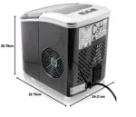 Mulano Eiswürfelmaschine Edelstahl – 10-12 kg Eis täglich für Zuhause & Events – Bild 9