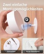 EZVALO Akku-Wandleuchte mit Fernbedienung – 360° drehbar, 3 Farbmodi, USB-C aufladbar – Bild 3
