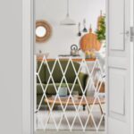 Relaxdays Hundeabsperrgitter Bambus – Ausziehbar bis 118 cm für Treppen & Türen – Bild 2