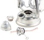 Lunartec 2er-Set Petroleum-Sturmlaternen 18,5 cm – Authentisches Flammen-Licht für Garten & Terrasse – Bild 7