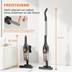 Vazone 3-in-1 Kabelstaubsauger 20 kPa – Beutellos mit Anti-Tangle für Tierhaare – Bild 2