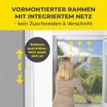 EASYmaxx Insect Protect Teleskop-Insektenschutzgitter – Fliegengitter Fenster ohne Bohren – Bild 2