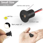 LED Einbaustrahler 12V 1W Set 9er Warmweiss 3000K – IP65 Deckenspots für Bad & Küche – Bild 4