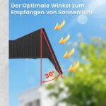 Delaiglow Solar-Wandleuchten 6er Set – IP67 Außenleuchten mit Bewegungsmelder für Garten & Zaun – Bild 4