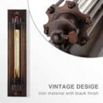 FRIDEKO HOME 3er Set Industrial Wandlampe 45 cm – Vintage Steampunk Leuchte für Wohnraum – Bild 7