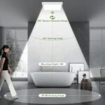 LEZOE LED Deckenleuchte 24W mit Radar-Bewegungsmelder – Dimmbar & 3 Farbtemperaturen – Bild 4