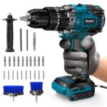 Ecarke Akku-Schlagbohrschrauber 90 Nm mit Makita 18V Kompatibilität – Profi-Bohrmaschine