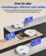 Redkey D8 Saugroboter mit Wischfunktion – 25.000 Pa Saugkraft & 4L Absaugstation – Bild 5