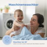 Dreamzie 3er Set Baby Spannbettlaken 55x90 cm + Matratzenschoner – 100% Baumwolle OEKO-TEX – Bild 8
